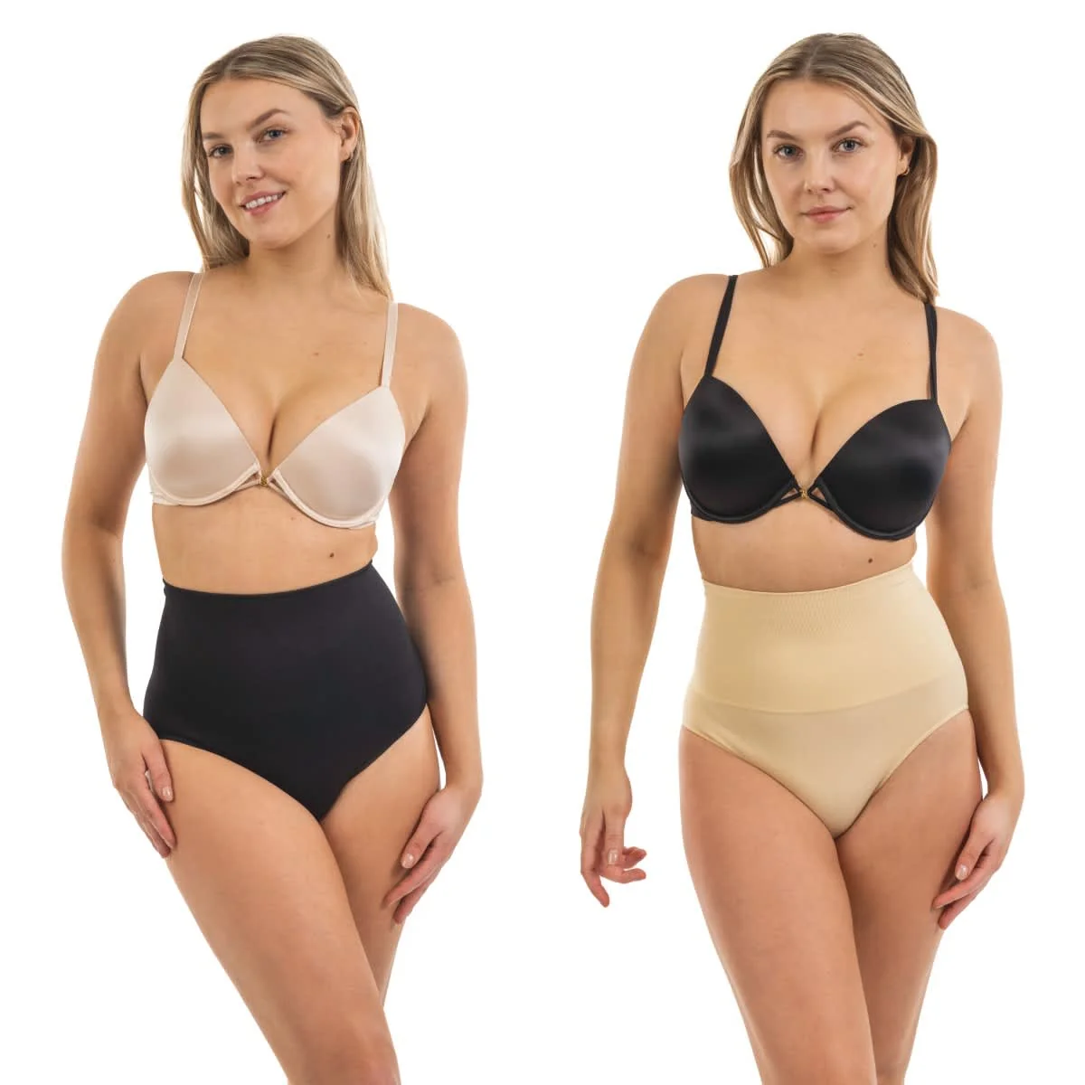 Solid Body Beautiful Hi Waist Full brief Shaper 2 Pack High-Performance