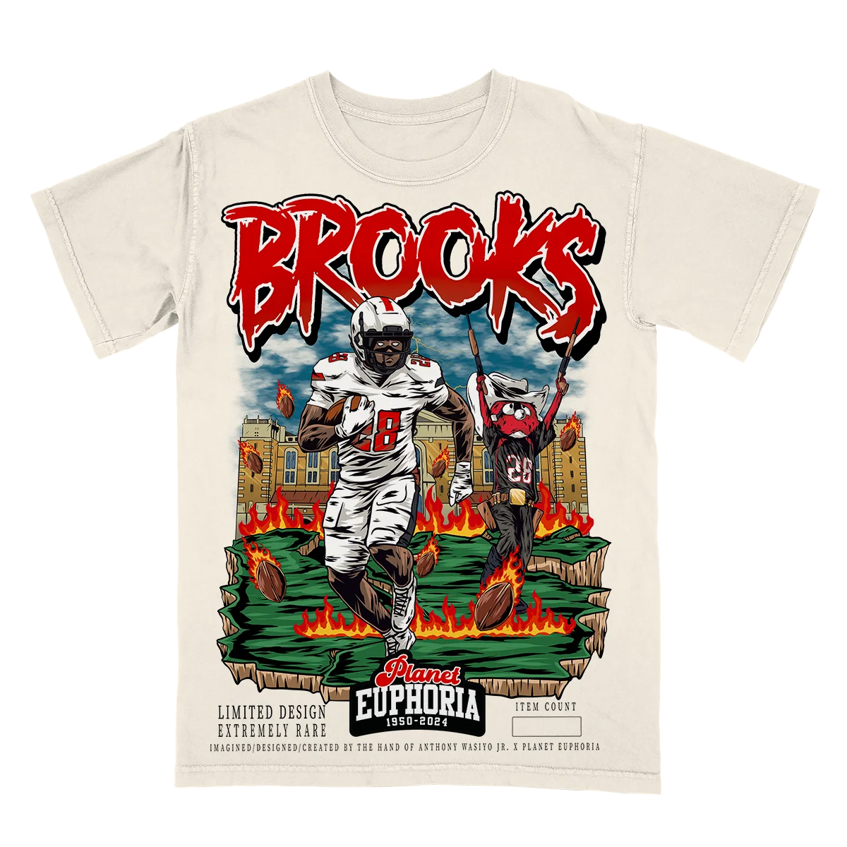 Versatile Tahj Brooks Limited Edition Graphic T-Shirt Effective