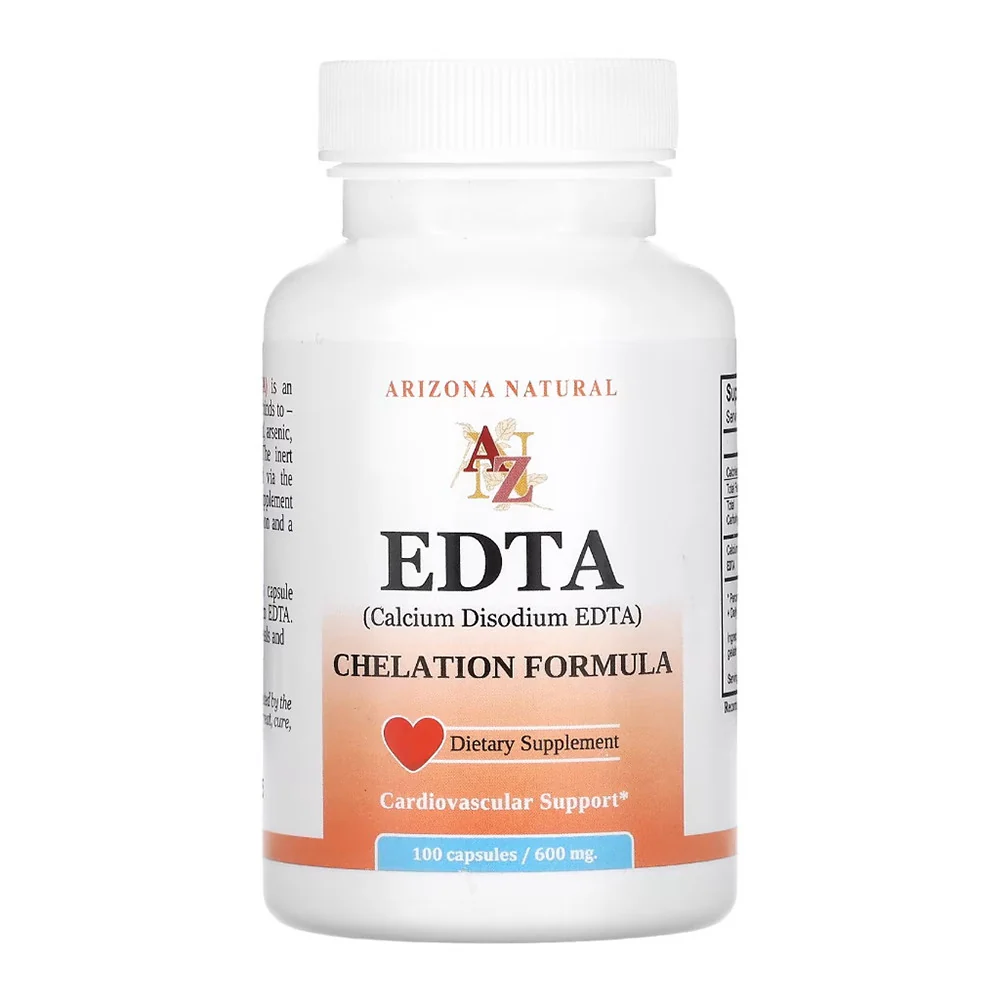 Consistent Arizona Naturals Edta 600 Mg Capsules 100 Ea Crafted