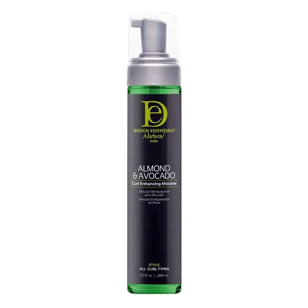 Carefully Designed Design Essentials Almond Avocado Curl Enhancing Hair Mousse 10Oz 288ml Trendy
