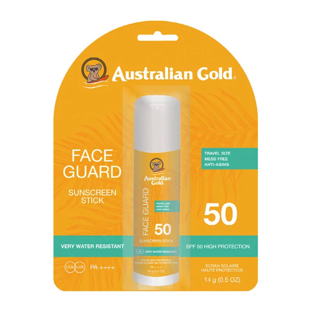 Casual Australian Gold SPF 50 Face Guard Sunscreen Stick 0.5 oz Excellent