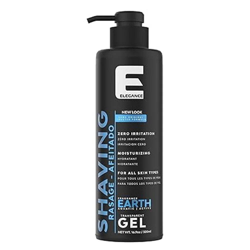 User-Friendly E Elegance Mens Shaving Gel Earth Smooth and Refreshing Shave 16.9Oz 500ml High-Performance