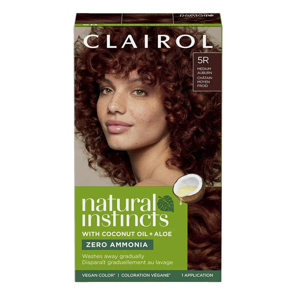 Casual Clairol Natural Instincts Demi Permanent Hair Color Creme 5R Medium Auburn 1 Ea Elegant