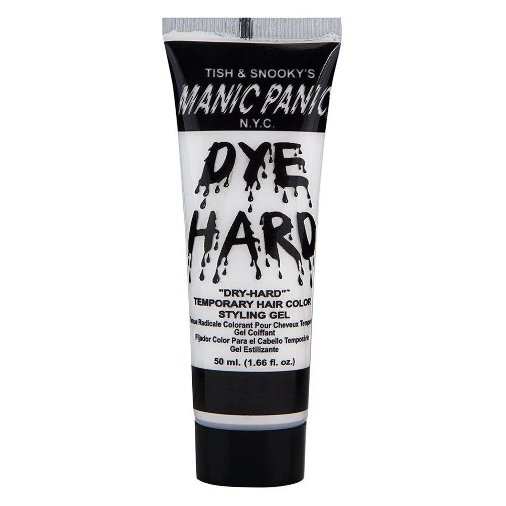 Certified Manic Panic Virgin White Dye Hard Temporary Hair Color Styling Gel 1.66Oz 50ml Luxury