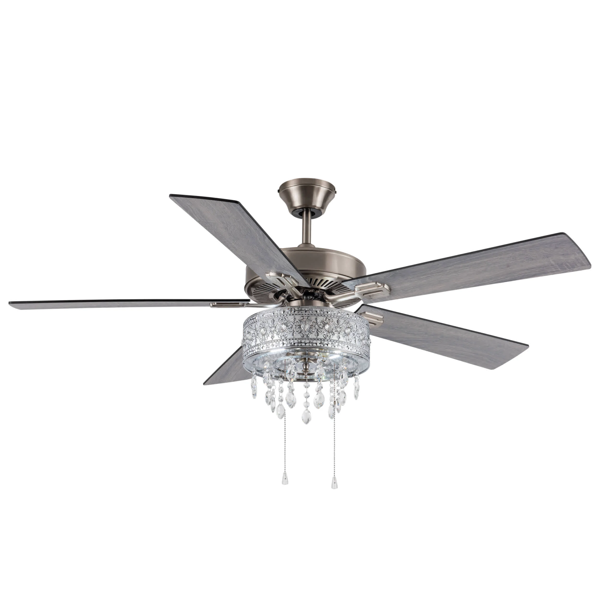 Artisan River of Goods Ceiling Fan Chandelier no remote bulbs included Refined