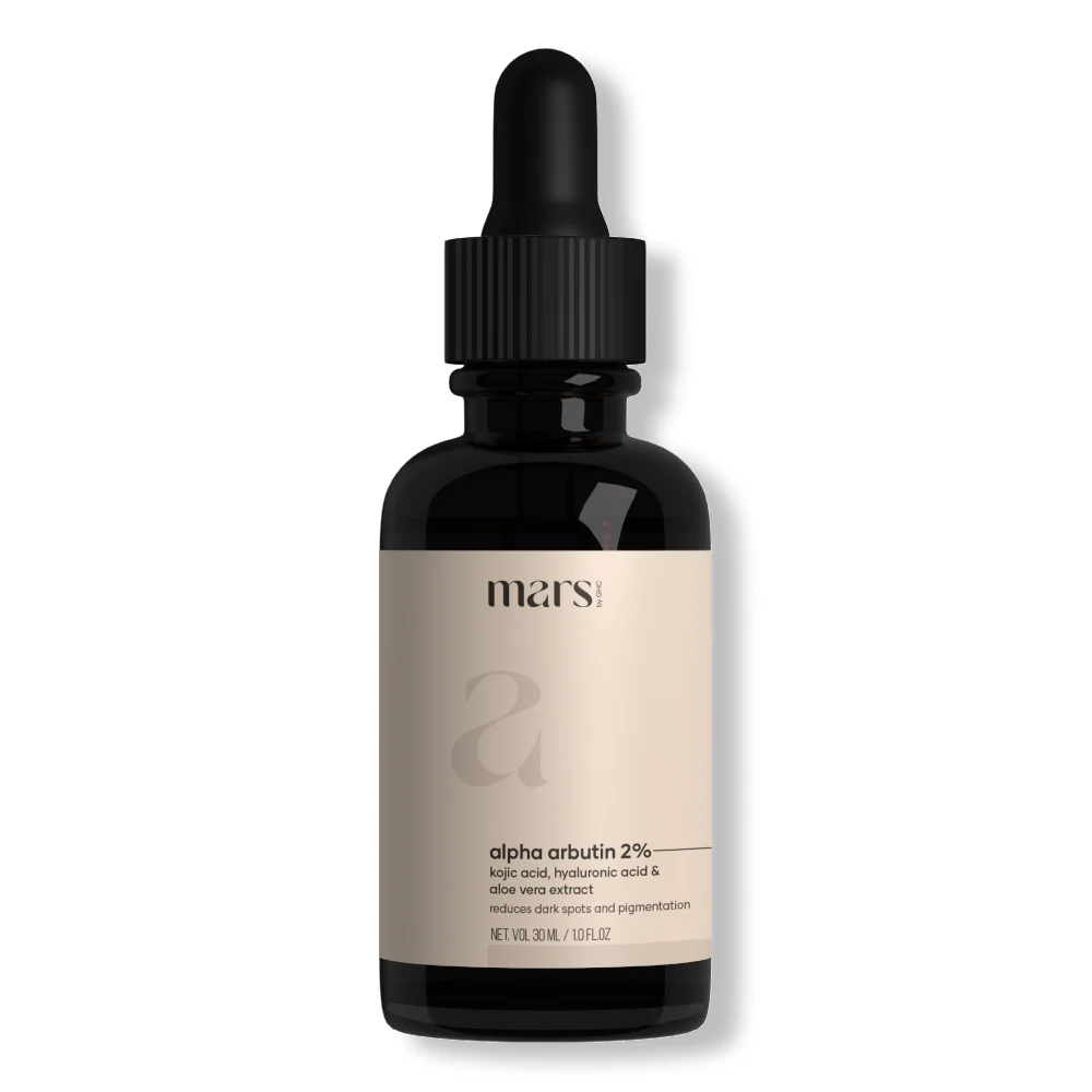 Carefully Designed Mars 2 Alpha Arbutin Serum Con Acido Kojico Acido Ialuronico ed Estratto di Aloe Vera Safe