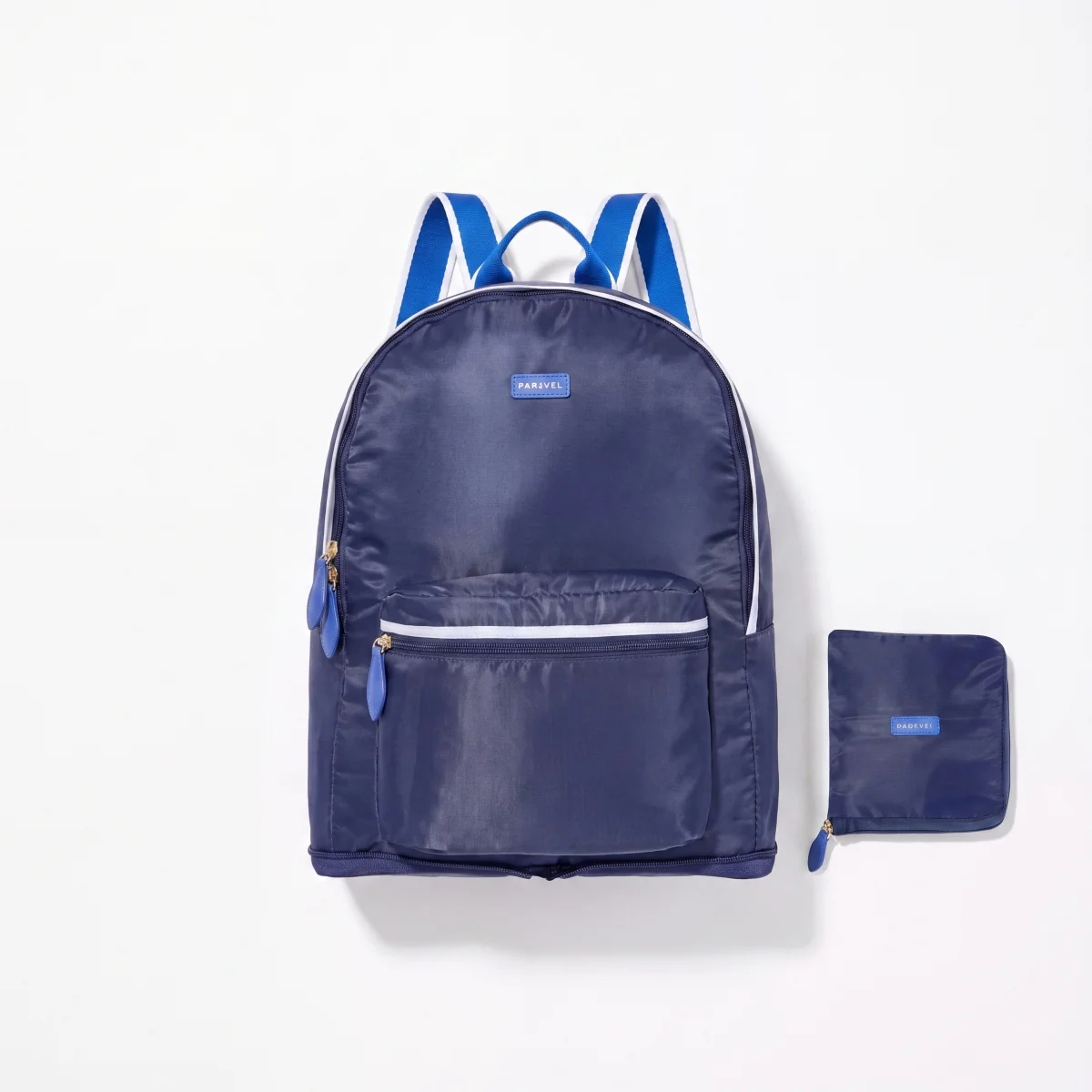 Breathable Paravel Fold-Up Backpack Scuba Navy Lightweight Packable Travel Daypack Bag Genuine