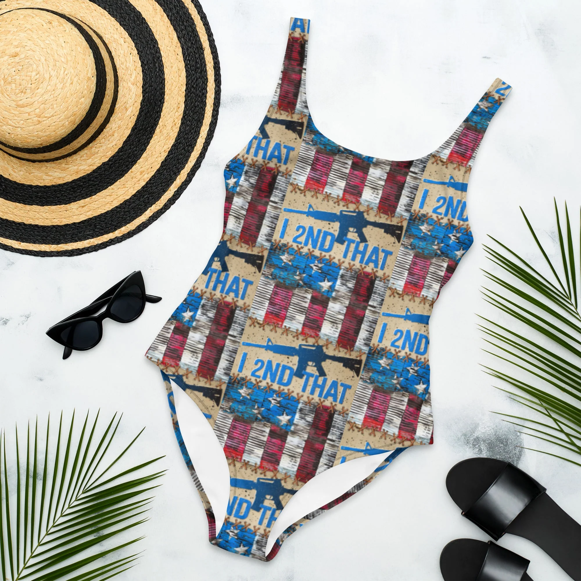 Unique Baha Ranch Yeehaw I 2nd That One-Piece Swimsuit Traditional