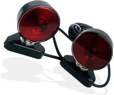 Solid 12V Vehicle Auto Car Towing Trailer Tow Tail Brake Light Taillight Lamp Set Lightweight