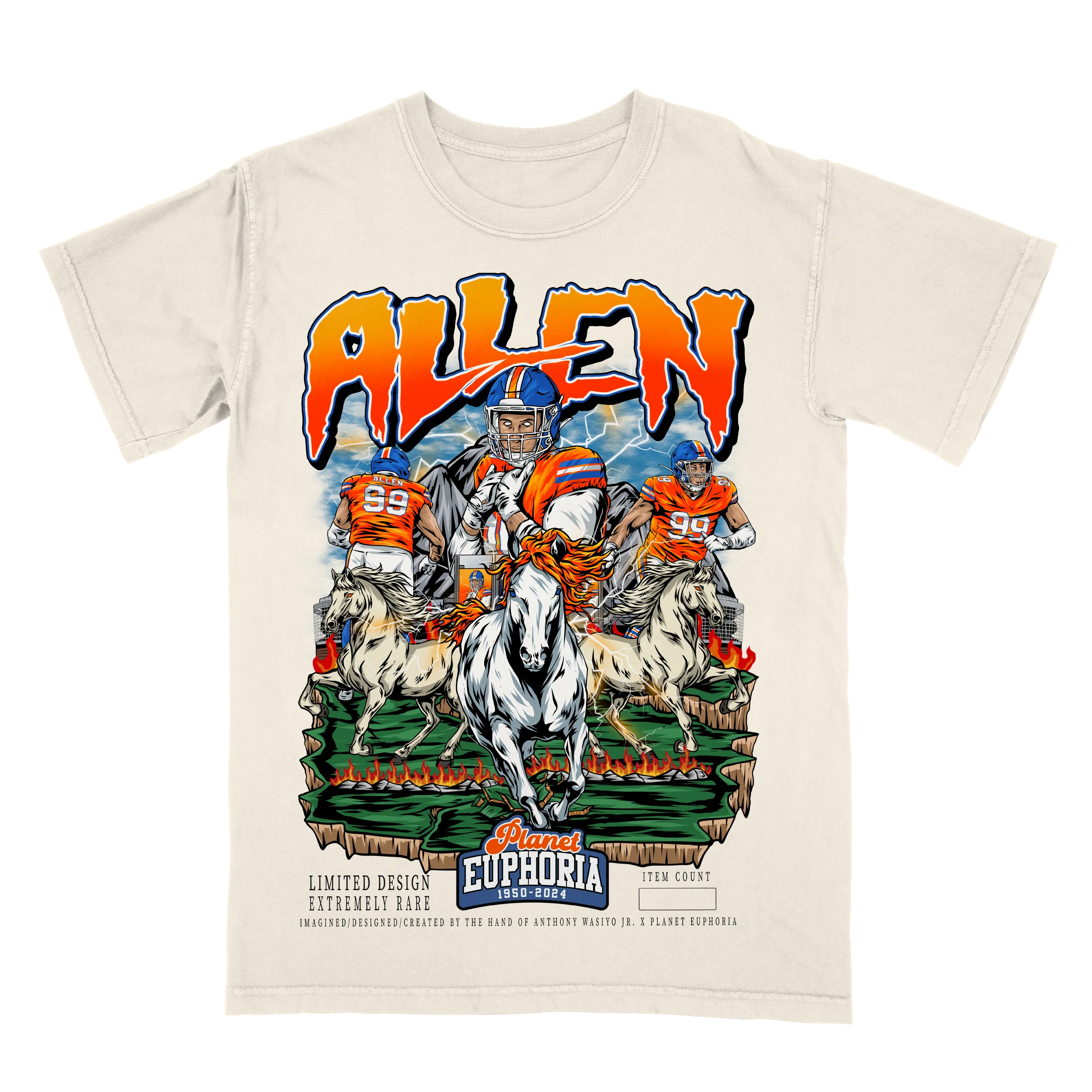 Authentic Zach Allen Limited Edition Graphic T-Shirt Expertly Made
