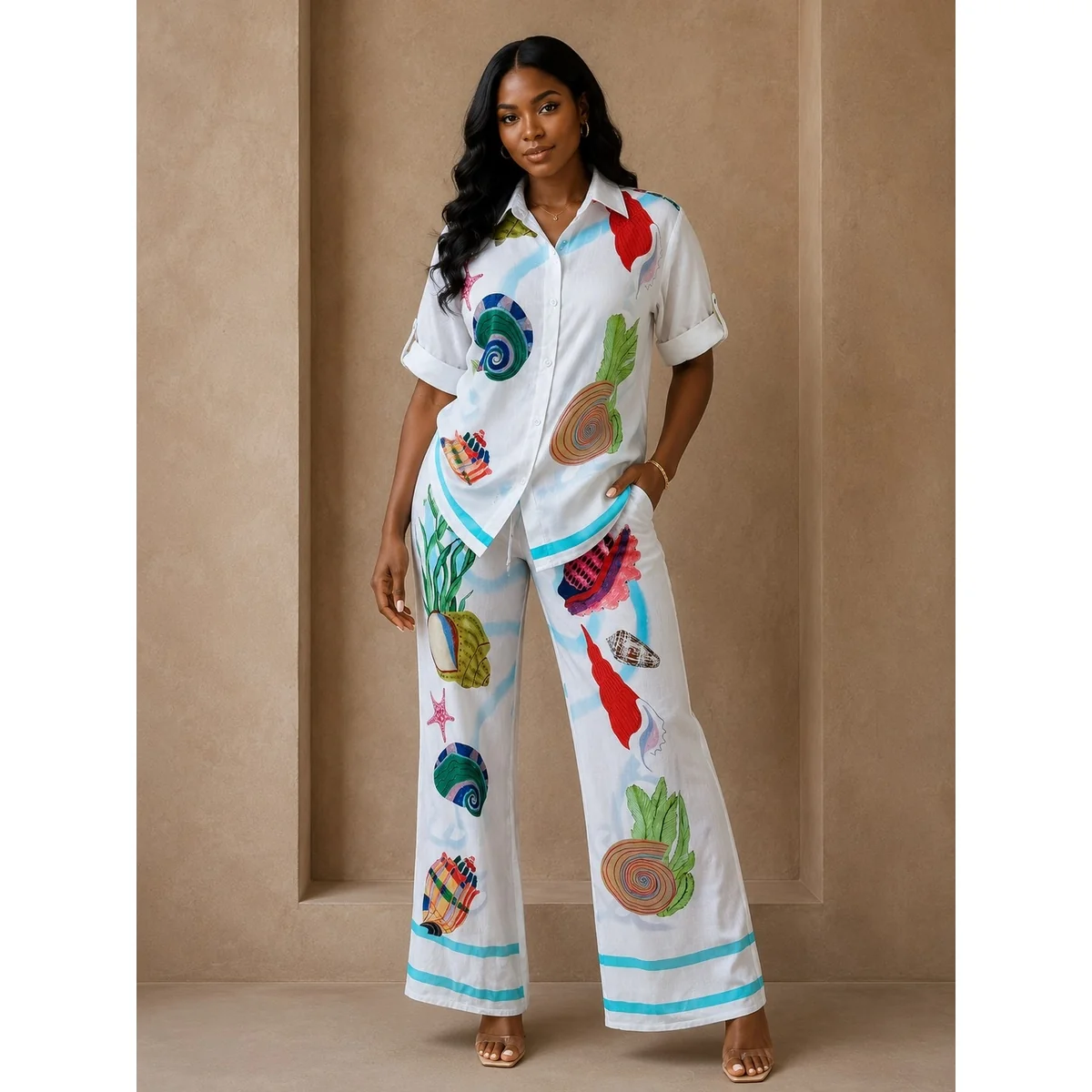 Innovative Endless Moon Vacation Vibes Two-Piece Set Verified