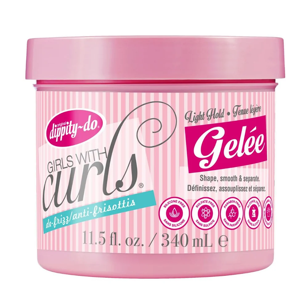 Verified Dippity Do Girls with Curls Gel for Curl Definition and Frizz Control 11.5Oz 340ml Next-Generation