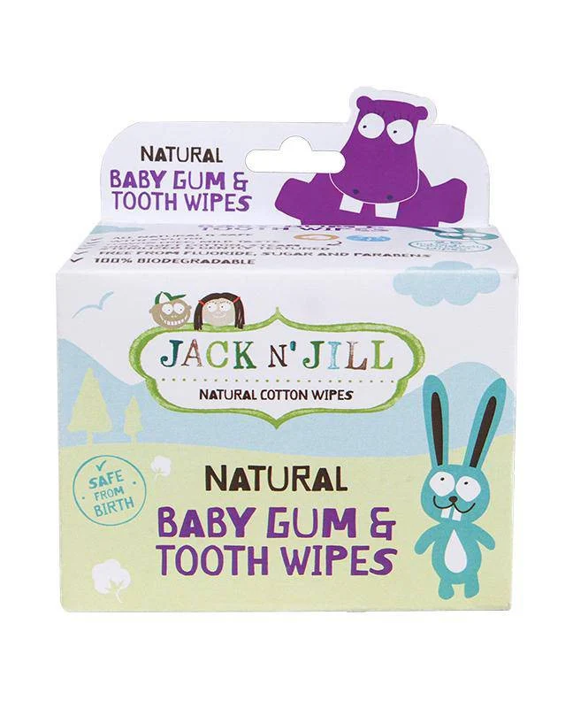 Casual Jack n Jill Natural Baby Gum and Tooth Wipes Individually Wrapped Wipes 25 Ea Quality