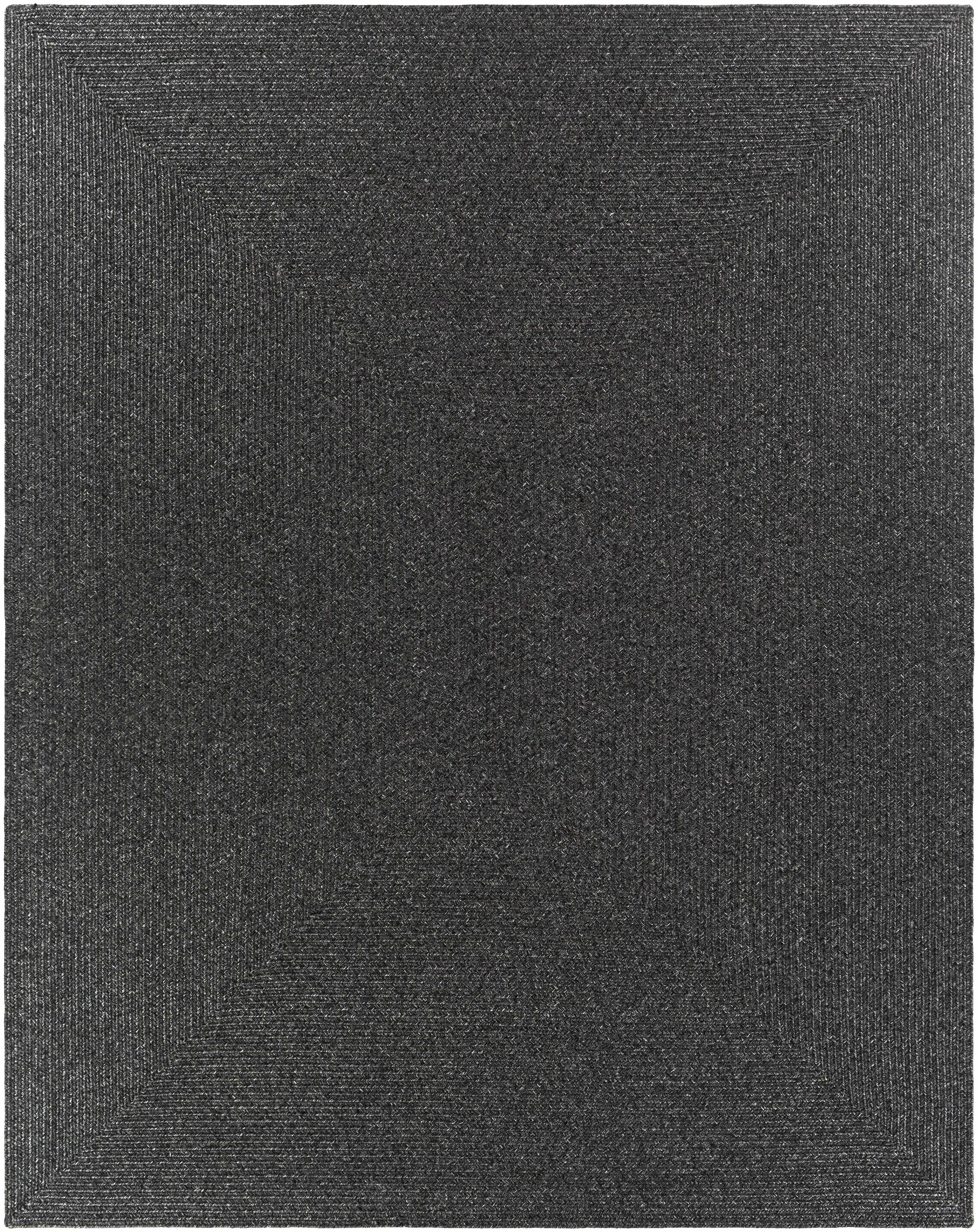 World-Class Black Braided Faux Jute Rug Proven