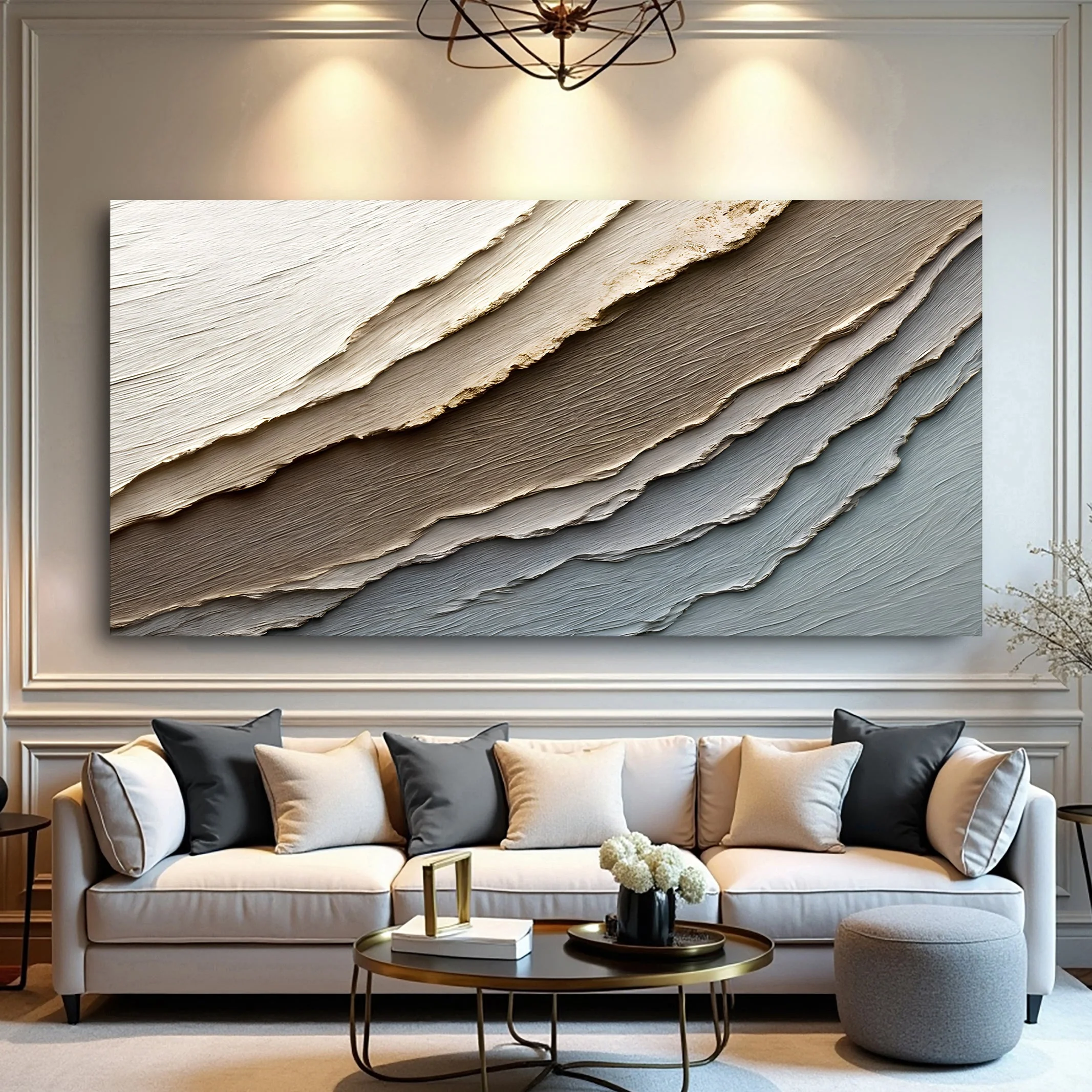 Comfortable Abstract Earth Tones Wall Art Official