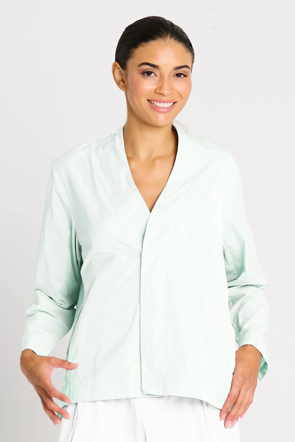 Artisan Nylon Minimal Swing Jacket - Mint Certified