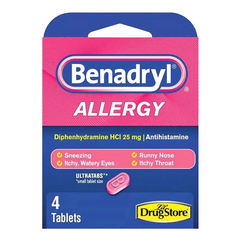 Contemporary Benadryl Allergy Relief Tablets 4 Ea 6 Pack Prestigious
