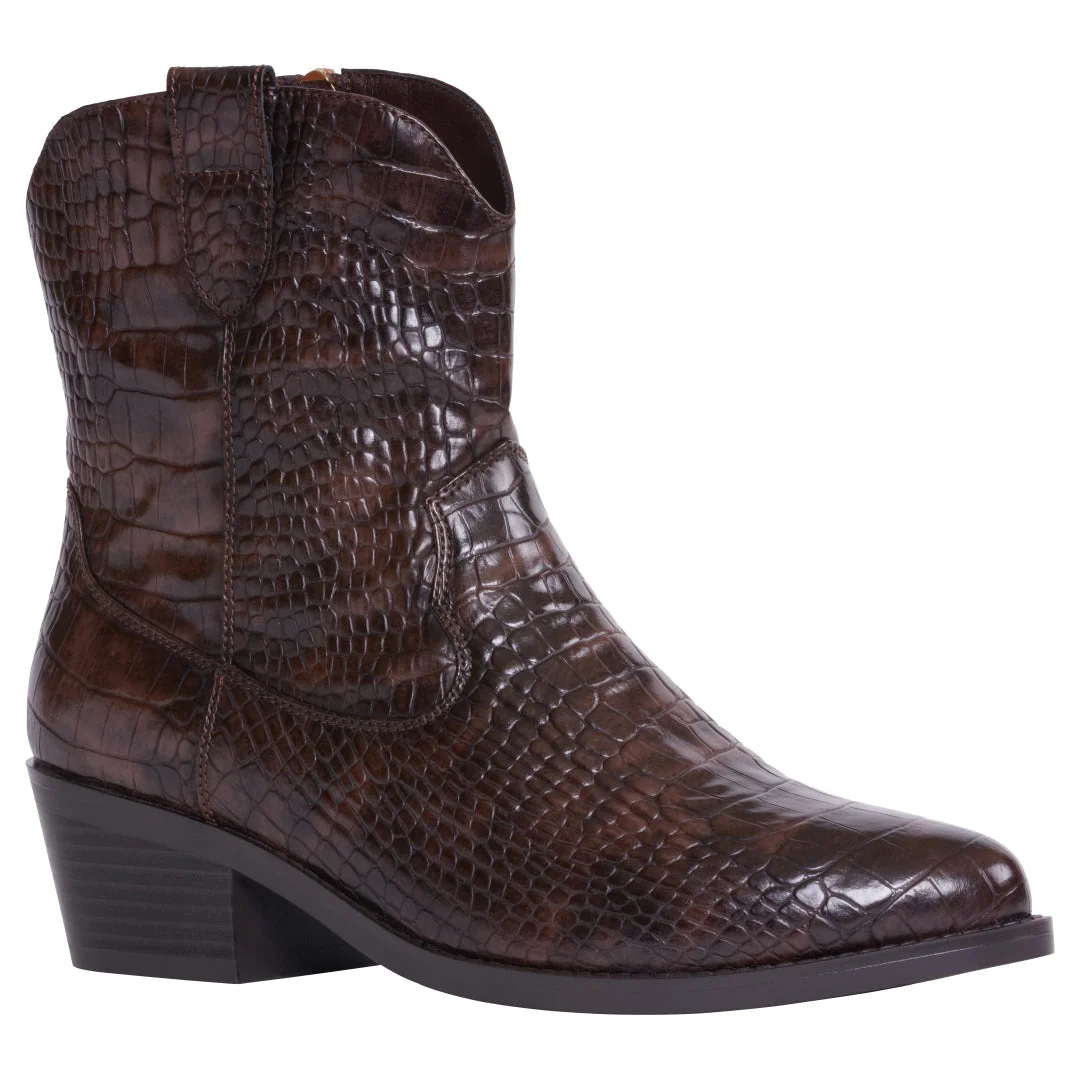 Premium Material Women's Qakley Leopard Bootie Trusted