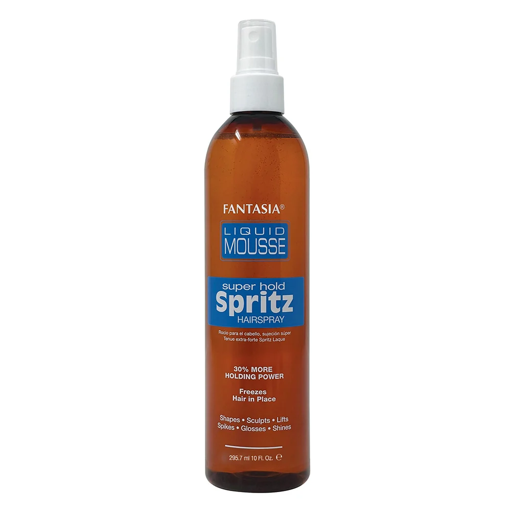 Advanced Fantasia Spritz Liquid Mousse Super Hold Hairspray 10Oz 295.7ml Exclusive
