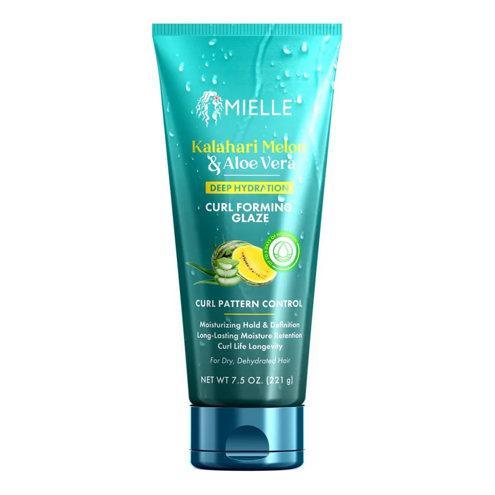 Convenient Mielle Kalahari Melon and Aloe Vera Deep Hydration Curl Forming Glaze Defines Curls 7.5Oz 221g Exceptional
