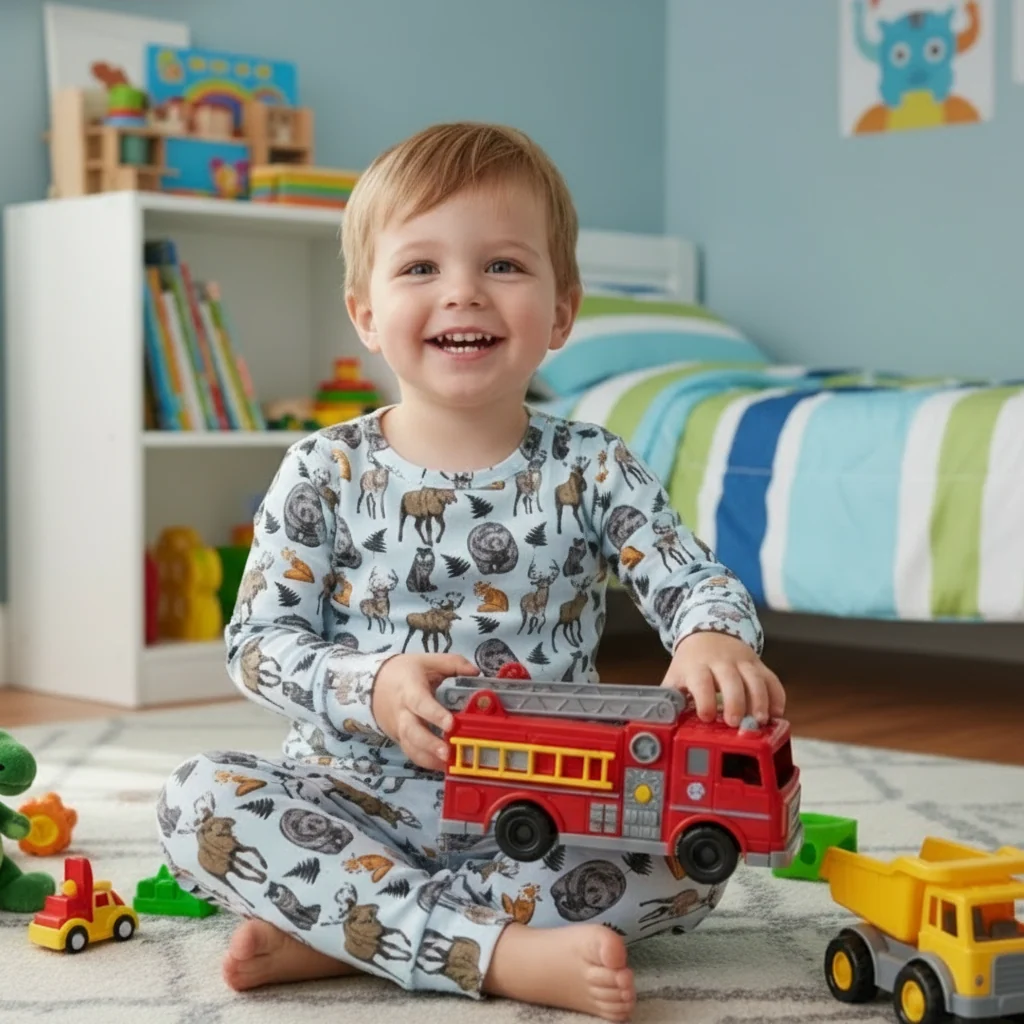 Sustainable Into the Wild Big Kid Pajama Advanced