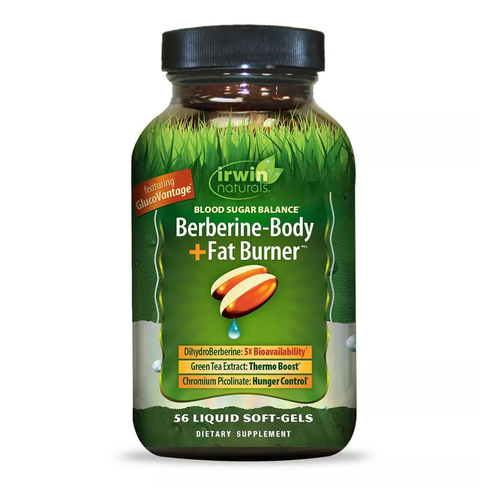 Consistent Irwin Naturals Blood Sugar Balance Berberine Body and Fat Burner 56 Ea Authentic