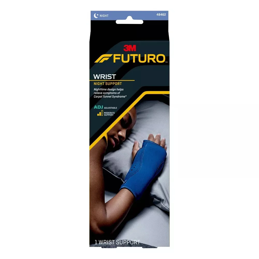 Certified Futuro Night Wrist Support Adjustable size 1 Ea Smooth