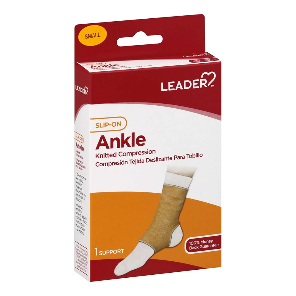 Natural Leader Slip On Ankle Support Braces Elastic Small 1 Ea High-Quality