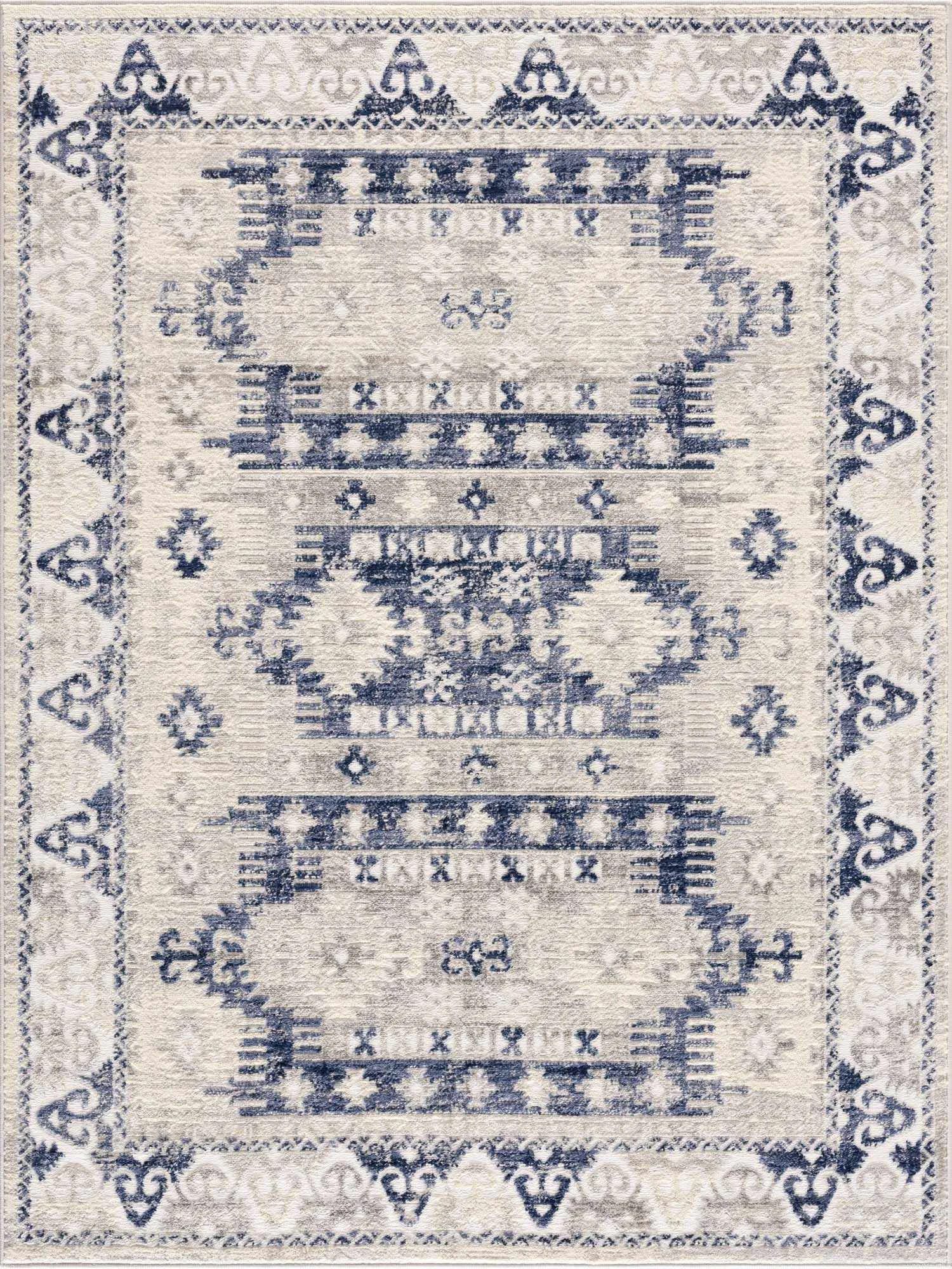 Clean Bindi Navy Area Rug Outstanding