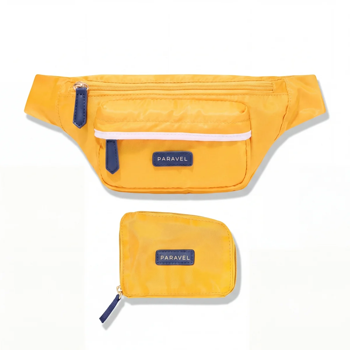 Paravel Fold-Up Belt Bag Lightweight Sustainable Crossbody Waist Pack Carefully Designed