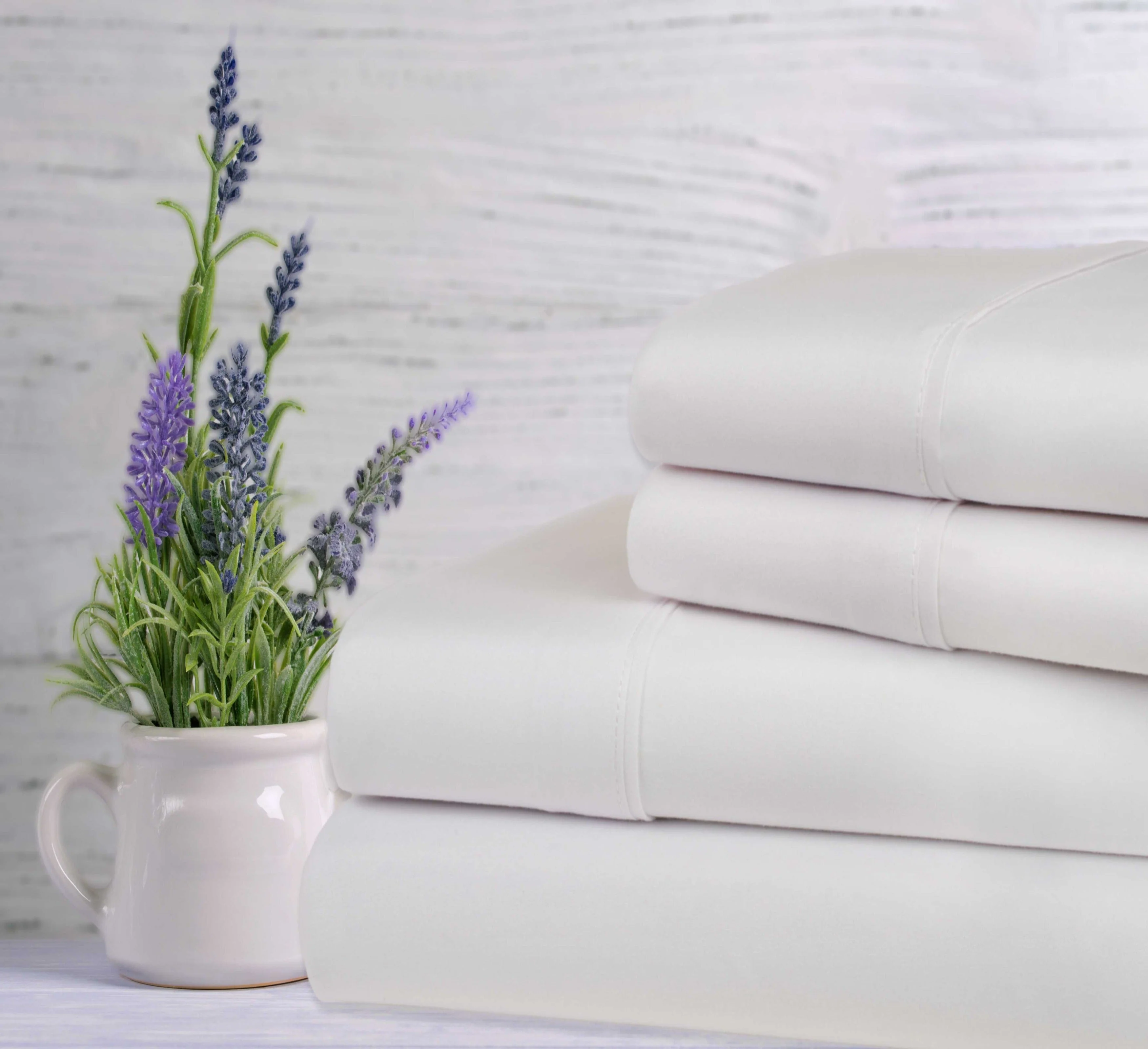 Responsible Bed Bath Fashions Bamboo Lavender Infused Scented 4-Piece Sheet Set Soft
