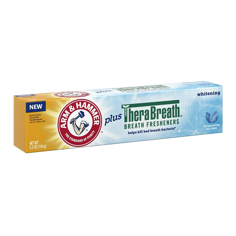 Verified Arm and Hammer Plus Whitening Toothpaste Icy Mint Flavor 5.5 Oz Modern