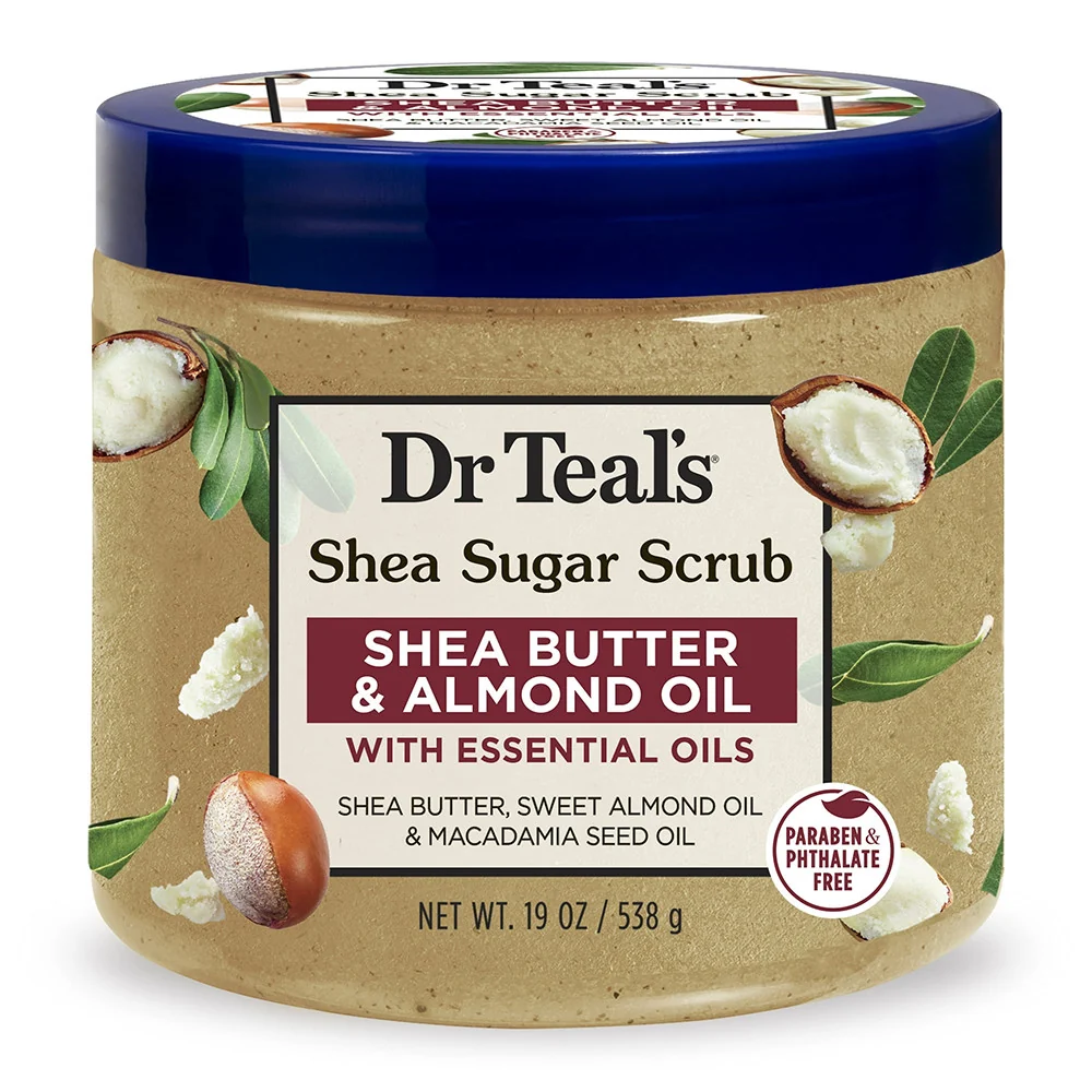 User-Friendly Dr Teals Shea Sugar Body Scrub Shea Butter And Almond Oil 19 Oz Exclusive