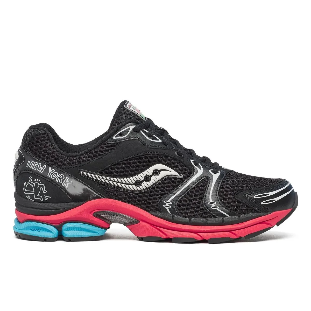 Official Saucony Men's Progrid Triumph 4 Keith Haring NYC Marathon Crafted