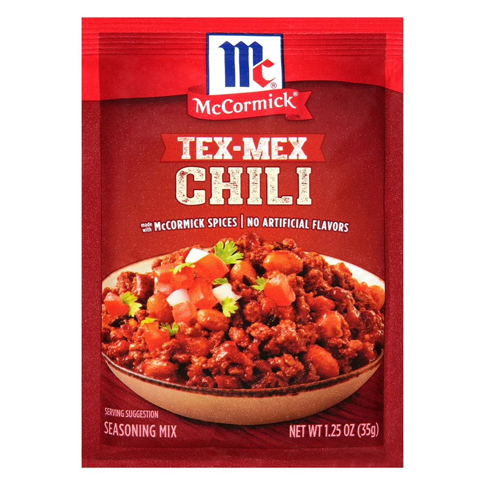 Carefully Designed McCormick Tex Mex Chili Seasoning Mix Zesty Blend for Bold Flavorful Chili 1.25Oz 35g Optimized