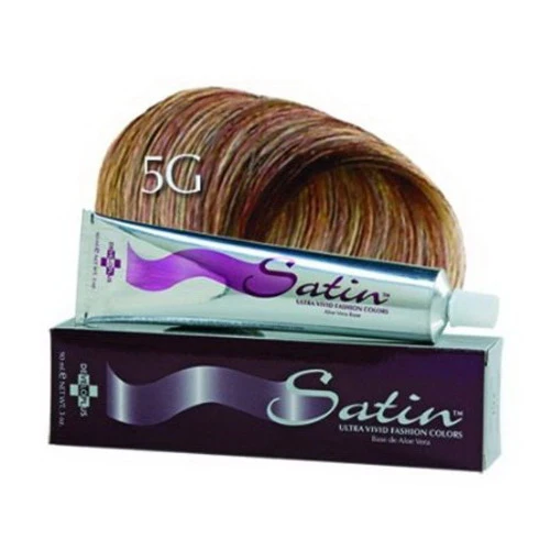 Consistent Developlus Satin Hair Color 5G Light Golden Brown Vibrant Color Formula 3Oz 90ml Healthy