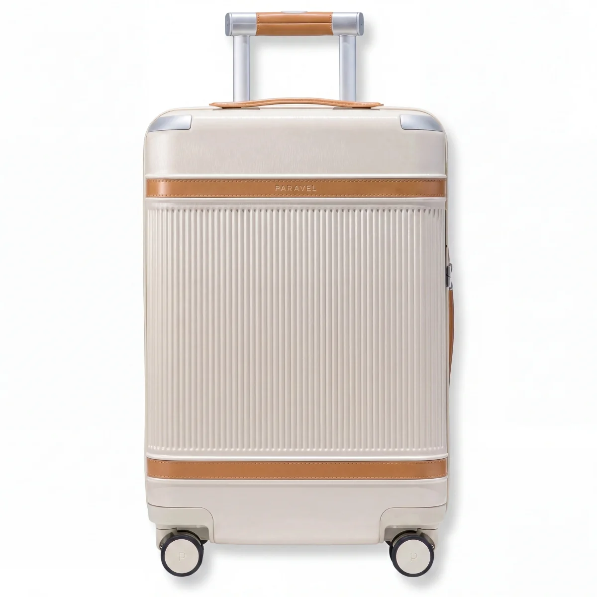 Durable Paravel Aviator Carry-On Plus Hardshell Spinner Suitcase Travel Scout Tan Detailed
