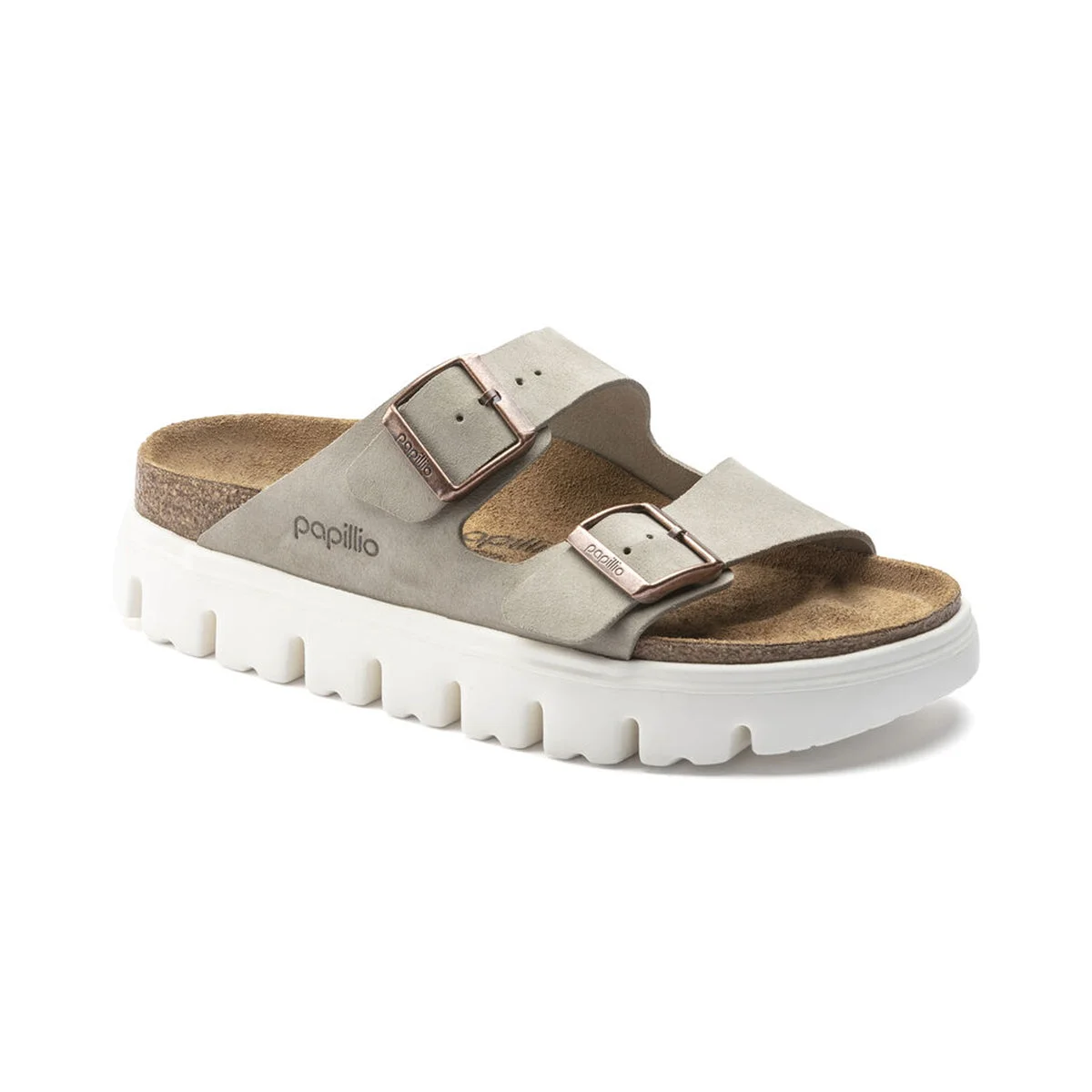 Superior Birkenstock Arizona Platform Suede Leather Sandals Minimalist