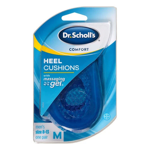 Superior Dr. Scholls Comfort Heel Cushions With Massaging Gel For Men Size 8-13 1 Pair Refined