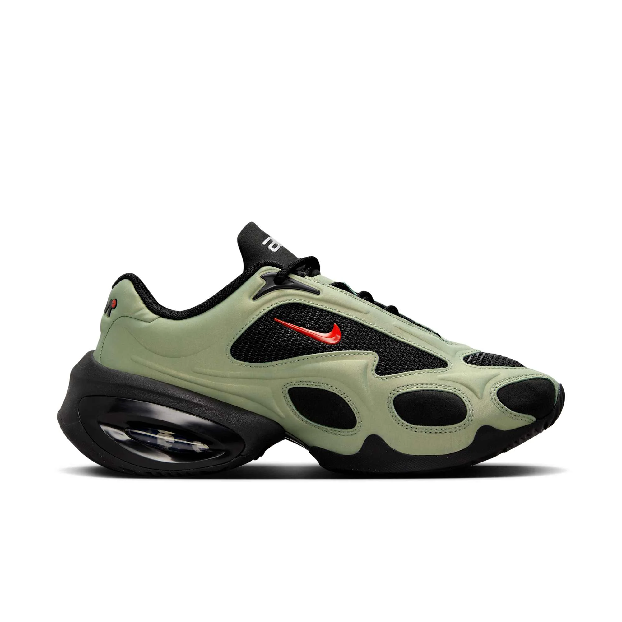 Solid Nike Women's Air Max Muse 'Oil Green' Sneakers Selected