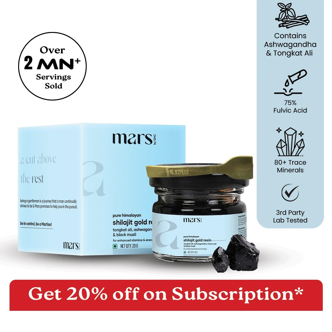 Professional Mars Pure Himalayan Shilajit Gold Resin - For Better Stamina T-Levels Bedroom Performance Organic