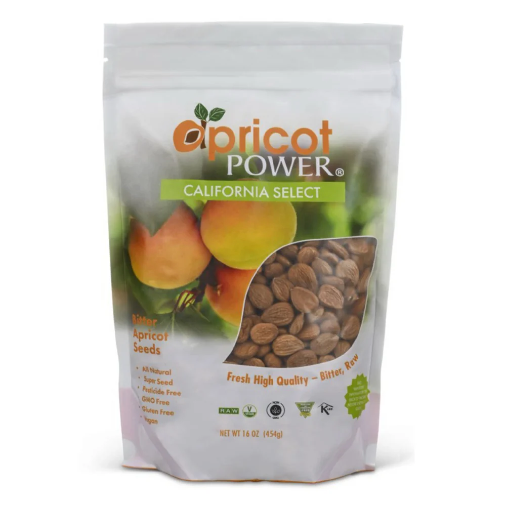Consistent Apricot Power California Bitter Raw Seeds Fresh High Quality 16Oz 454g