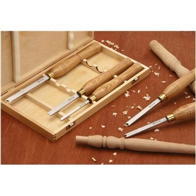 Excellent 5 Piece Hss High Speed Steel Beading Lathe Turning Tool Set for Woodworking Fine
