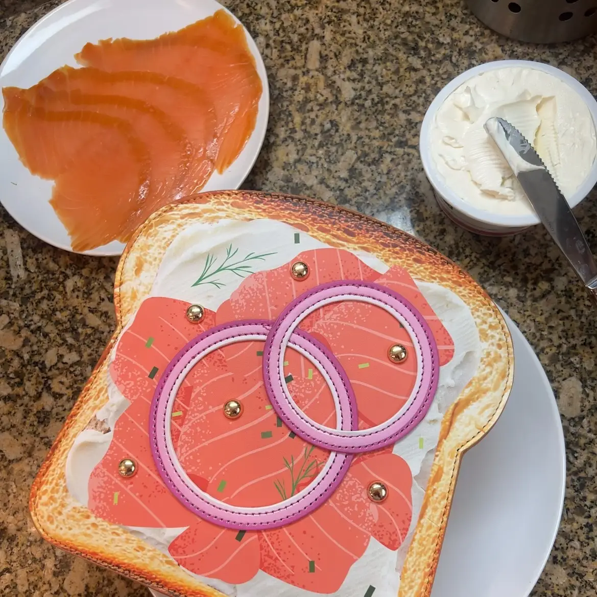 Lightweight Crossbody Handbag Smoked Salmon Toast Reliable