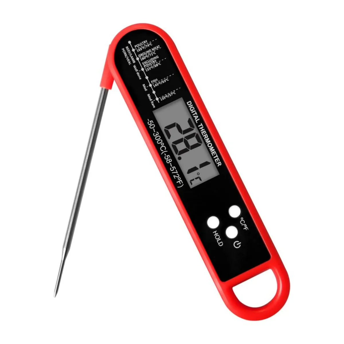 Quality Foldable Waterproof Food Thermometer Flexible
