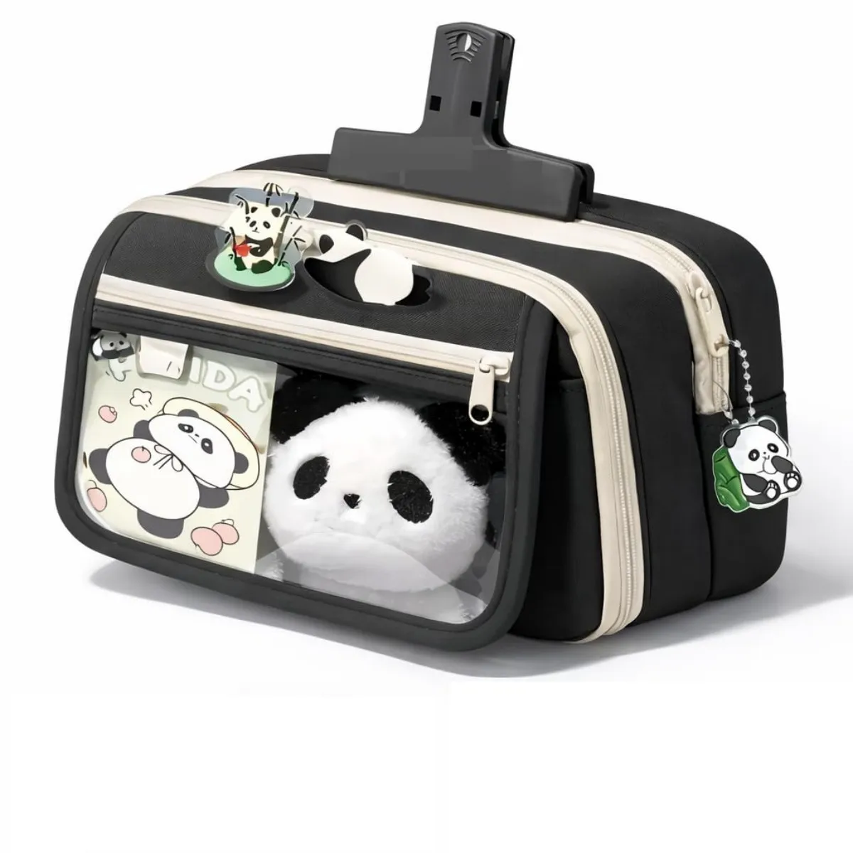 Casual Cute Panda 9-Layer Large Capacity Pencil Case High-Grade