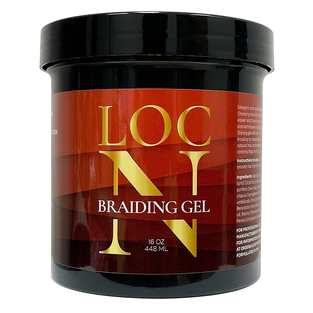 Casual Loc N Braiding Hair Gel Strong Hold for Braids and Twists 16Oz 448ml Elite
