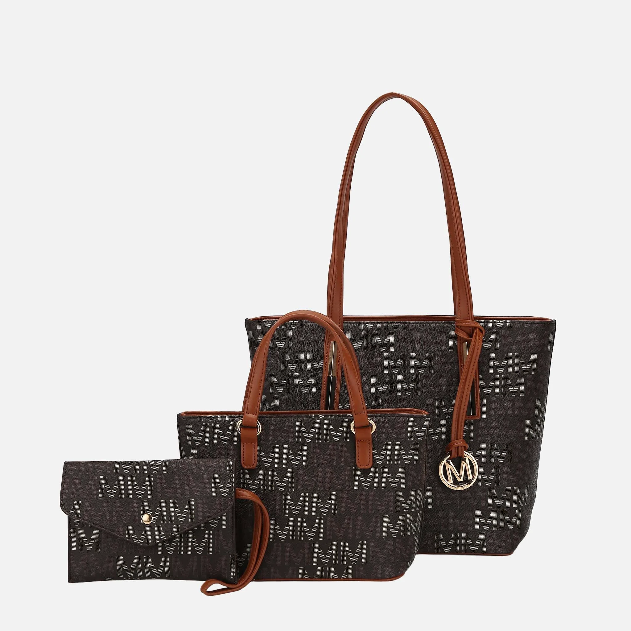 Unique MKF Collection by Mia K. - Aylet Signature Tote Bag and Set Breathable