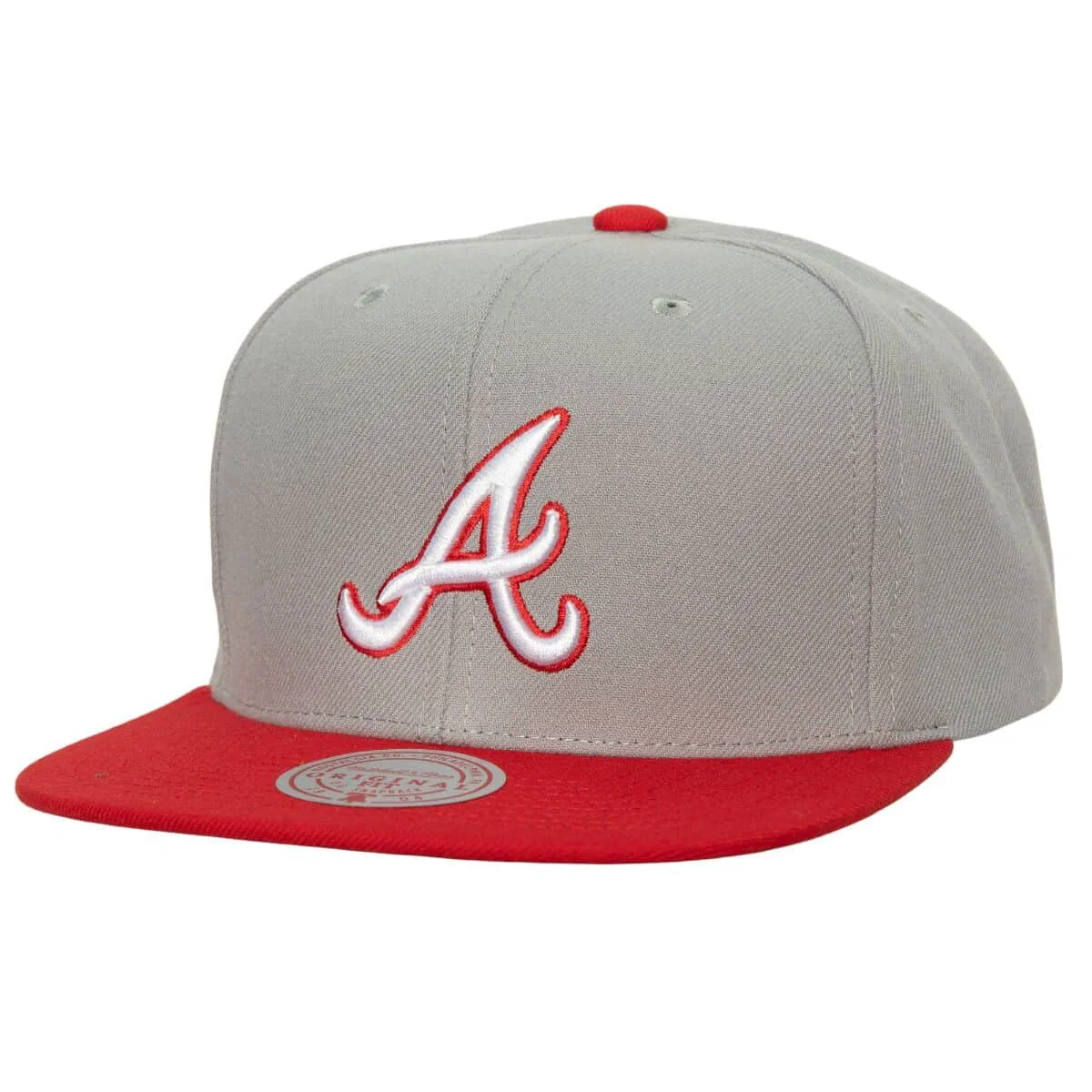 Sophisticated Mitchell Ness Men's MLB Atlanta Braves Away Snapback Coop User-Friendly