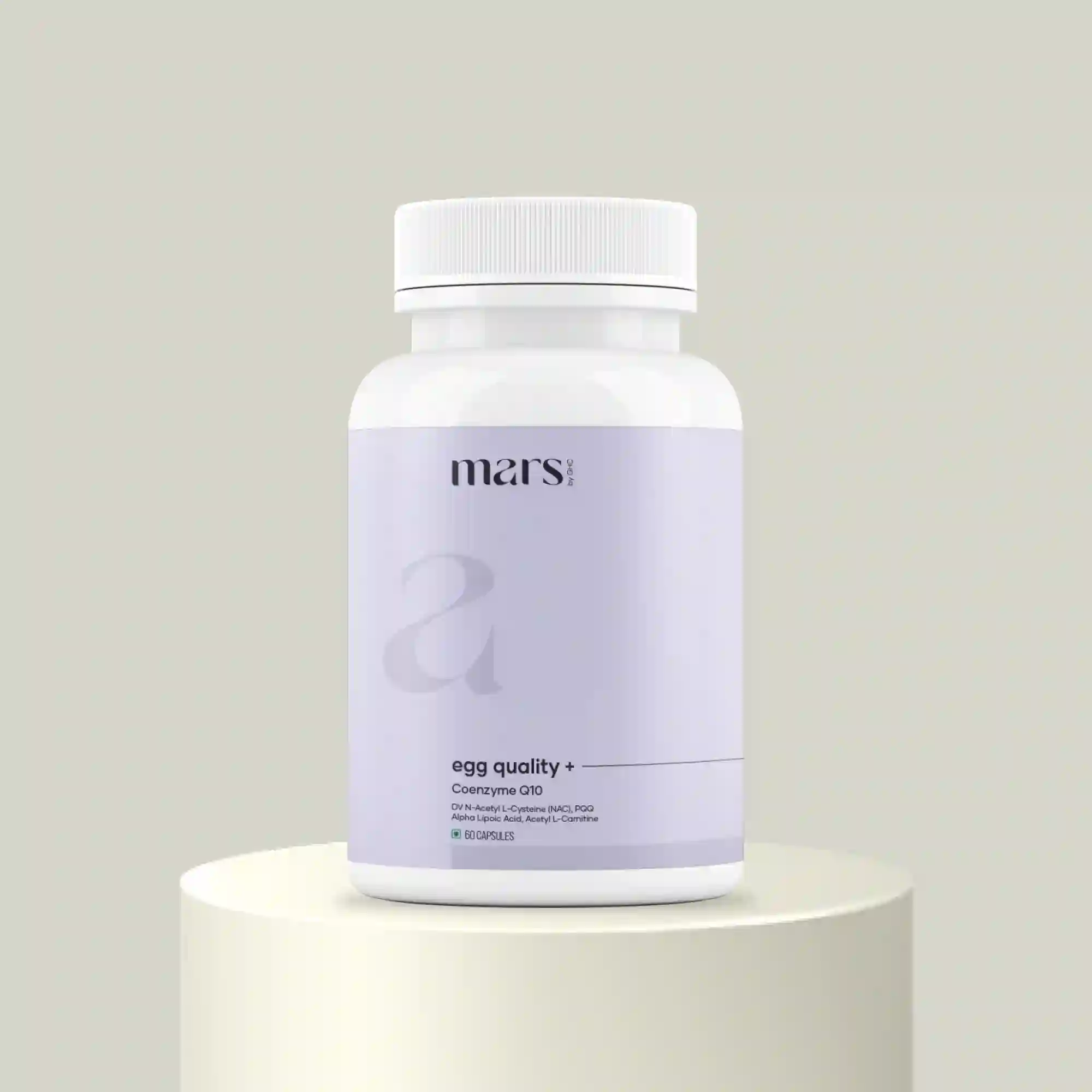 Advanced Mars Egg Quality Capsules with CoQ10 Alpha Lipoic Acid - Cellular Vitality Ovarian Health Egg Quality Support Proven